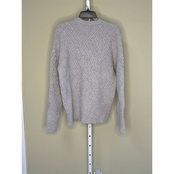 Peter Millar NWT Chalet Textured Wool Blend Crewneck Sweater in Gray Size L - Picture 7 of 10